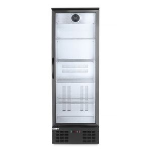 Réfrigérateur Arktic 243L à porte simple, noir, 220-240V/195W, 600x530x1820mm, pour usage commercial en cuisine - Product Image 1