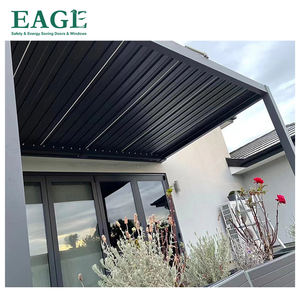 Kit de support en aluminium pour pergola bioclimatique motorisée à commande à distance, imperméable, avec garantie de 10 ans - Product Image 2