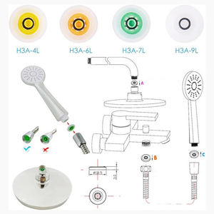 Pembatas Aliran Pancuran Genggam 1.2/ 1.5/ 1.8/ 2/ 2.2/ 2.5 GPM Penghemat Air Adaptor Aliran Reducer Limiter - Product Image 4