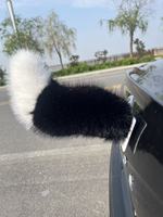 Queue de renard électrique mignonne en peluche qui bouge, télécommandée, pour décoration universelle de voiture, scooter et moto