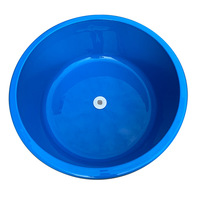 Bassin de pisciculture en fibre de verre, résistant à la corrosion, écologique, pour l'élevage temporaire de poissons et de alevins