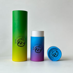 Vente en gros de tubes à thé en poudre ronds biodégradables en capsule dans un contenant organique Logo personnalisé Tube en papier alimentaire Conception étanche à l'humidité - Product Image 5