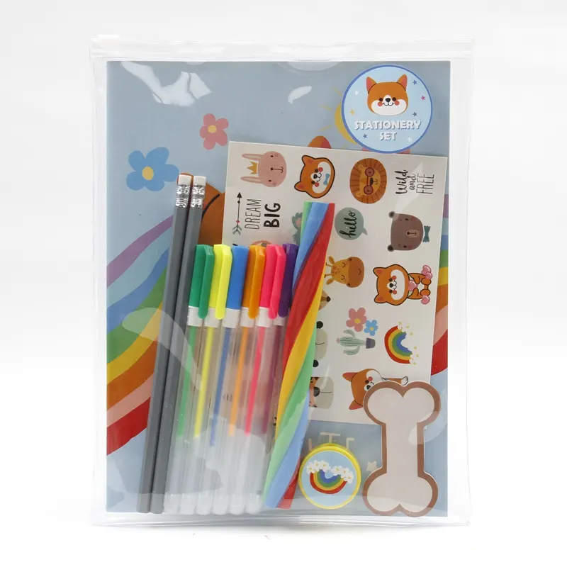 مجموعة أدوات مكتبية للأطفال قلم رصاص إبداعي Interwell صندوق هدايا لوازم المدرسة الابتدائية هدية نشاط المدرسة بسعر المصنع