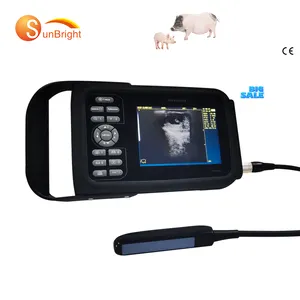 Uso della mucca scansione della fattoria veterinaria ultrasuoni Test di gravidanza animale Sonar macchina ad ultrasuoni veterinaria