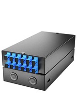 Boîtier de distribution de fibre optique 5G SC 48 cœurs en acier galvanisé blanc/noir, OEM d'usine DIMAN, pour bureau et données intérieures