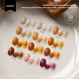 Nuevo Esmalte de Uñas en Gel Ultravioleta de 12 Colores para Otoño e Invierno, Esmalte de Uñas con Textura de Musgo, Pintura de Uñas en Gel que No Requiere Lavado, Suministros para Salón de Uñas - Product Image 2