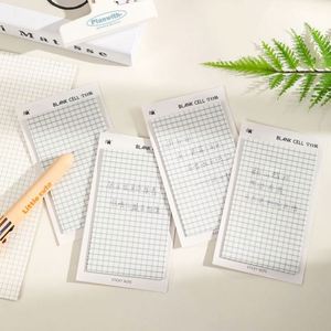 Transparent Sticky Notes Blank Grid for Students Good Stickiness Multiple Sizes <b>Memo</b> <b>Pads</b> With Glue - Product Image 3