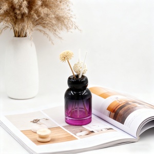 Luxury Gradient Color <b>100ml</b> 150ml 200ml <b>Glass</b> Fragrance Diffuser <b>Bottle</b> Empty <b>Glass</b> Aromatherapy <b>Bottle</b> with Stick - Product Image 5