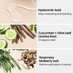 Réduire les rougeurs ensemble de soins de la peau sensible meilleurs produits <span class=keywords><strong>bio</strong></span> naturel rapide apaiser réparation restaurer la peau visage sérum ensemble de soins de la peau nouveau - Product Image 2