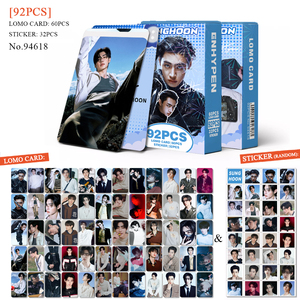 Nuove Carte Lomo Bifacciali ENHYPEN Kpop, Merchandise di Gruppo, Adesivi per Scrapbook Fai-da-Te, Collezione Idol, Carte Decorative ad Alta Definizione - Product Image 4