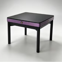 Table de Mahjong Automatique Électrique Pliante 36* pour Divertissement Familial et Fêtes