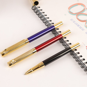 Stylo Premium Noir, Boîtier Métallique de Luxe, Capuchon Métallique, Stylo en Acier Neutre pour les Affaires, Hôtel, Cadeau pour Hommes - Product Image 4