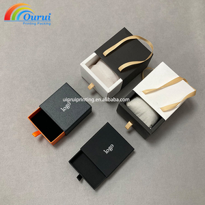 Boîtes et étuis à bijoux en papier personnalisés en gros, avec logo, boîte cadeau en papier personnalisée avec poignée pour emballage de parfum et de montres - Product Image 3