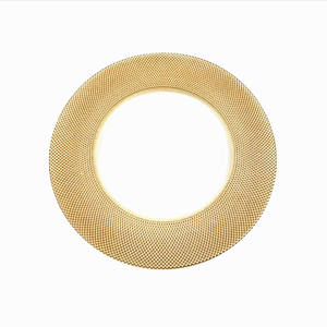 Caldo di nuovi prodotti in <span class=keywords><strong>oro</strong></span> e argento di vetro colorato underplates fornitore di <span class=keywords><strong>oro</strong></span> - Product Image 2