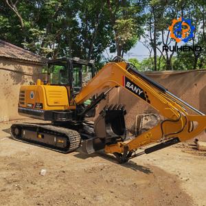 Excavadora Hidráulica SANY60 de Alta Calidad, Marca China SANY, <span class=keywords><strong>Mini</strong></span> Excavadora con Motor Sany, Engranajes y Bomba Usados, <span class=keywords><strong>Precio</strong></span> Bajo - Product Image 2