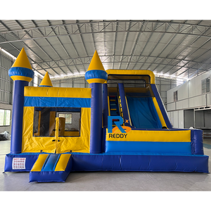 Castillo de salto inflable de PVC comercial Premium Casa de rebote de tobogán gigante para niños - Product Image 2