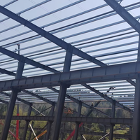 Bâtiment d'atelier en structure légère d'acier, hangar industriel à grande portée et haute résistance pour projet d'usine de transformation des métaux
