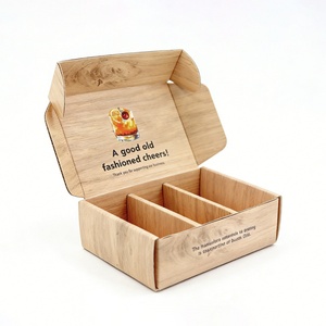 Caja de Cartón Corrugado Biodegradable para Envíos, Diseño Personalizado, Plegable, Tipo Avión, para Embalaje de Regalos y Envío Exprés - Product Image 4