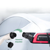 Adaptateur de convertisseur de chargeur EV de type 2 à GBT, IEC 62196 à norme chinoise GB, 16A 32A pour la charge des véhicules électriques