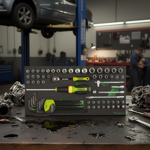 Fasano 100-Piece Mechanics Tool Set Metric <b>Socket</b> Wrench Kit Automotive Repair Tools - Product Image 3