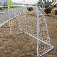 Filet de but de football en tube d'acier pliable portable SPT 7ft x 5ft avec équipement de cour de poteau