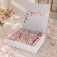 Boîte magnétique en carton rigide de luxe pour sacs, vêtements, robes, ensembles cadeaux