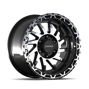 Velg Offroad Desain Baru Kipardo 17x9 6x139.7 Gaya Beadlock Warna Hitam Doff untuk <span class=keywords><strong>Toyota</strong></span> <span class=keywords><strong>Hilux</strong></span> F150 Ranger - Product Image 1