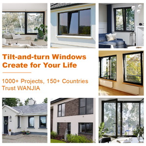 Bão tác động cách âm nghiêng và biến cửa sổ cách nhiệt Kính cường lực nhôm cửa sổ - Product Image 6