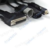 Outil de diagnostic pour camions lourds avec adaptateur de liaison de données, analyseur de moteur Inline6, 12-24V, garantie de 2 ans