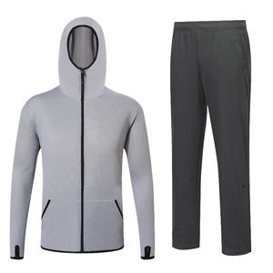 भारी शुल्क वाला यूनिसेक्स मछली पकड़ने वाला बाइब सेट 100% पॉलिएस्टर वाटरप्रूफ विंडप्रूफ विंडप्रूफ 50 त्वरित सूखी जैकेट पैंट - Product Image 5