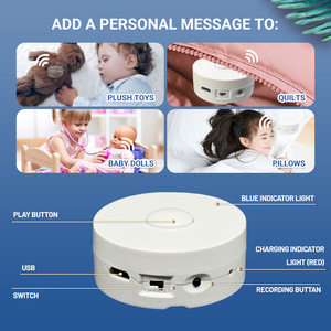 All-in-One Mini ghi âm hộp hình dạng lập trình đồ chơi sang trọng nút âm thanh mô-đun hồ sơ phát lại cá nhân Loa - Product Image 2