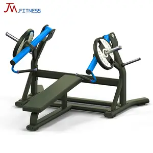 Máquina de prensa de Banco horizontal con carga de placa, equipo de Fitness para gimnasio, máquina de entrenamiento de fuerza