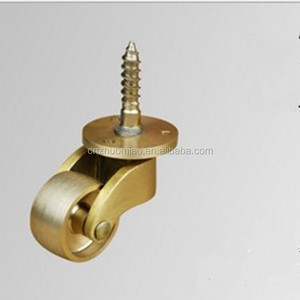 1,5 zoll 2 2,5 antike kleine quadrat tasse oder stem messing möbel rollen Möbel Rollen - Product Image 4