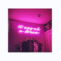 Lettre LED néon flexible personnalisée « It Was All a Dream » – Prix usine Chine en gros