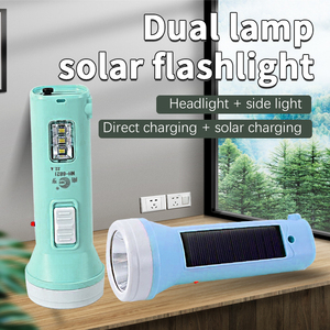 Lampe torche solaire, éclairage puissant, lampe torche portable multifonction pour l'extérieur et la maison, petite lampe torche - Product Image 2