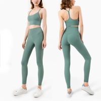 Soutien-gorge de sport en Spandex pour femmes, Leggings de Yoga Sexy, taille haute, sans couture, ensemble de deux pièces, de haute qualité, nouvelle collection