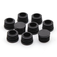Bouchons d'insertion carrés en plastique GOFAI GF-S01 de haute qualité pour meubles, tubes métalliques, pieds de chaise / embouts – Tailles 1/2 ", 1 ", 1 1/4 ", 1 1/2 ", 2 ", 3 "