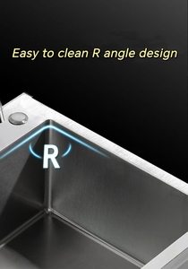 Évier commercial en acier inoxydable sur pied avec panneaux latéraux et étagère de rangement inférieure pour cuisine/<span class=keywords><strong>lave</strong></span>-<span class=keywords><strong>vaisselle</strong></span> - Product Image 5