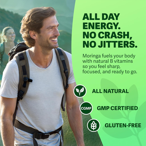 Melhores Cápsulas e Pó Puro de Moringa para Energia, Pele, Imunidade e Saúde Intestinal - Suplemento Natural de Superalimento Verde - Product Image 3