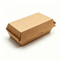 SenAng Vente en gros de boîtes à hamburgers personnalisées imprimées en papier kraft, emballage alimentaire à emporter, boîte à lunch