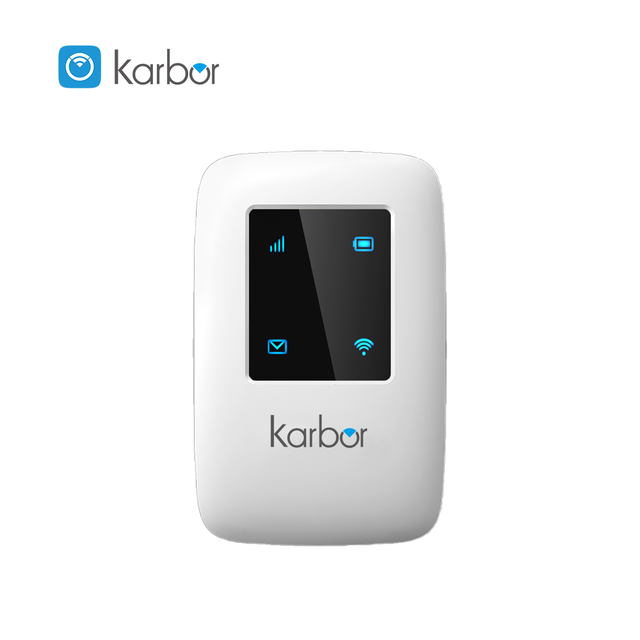 Karbor MF837 4G Mini WiFi Router 150Mbps Dual-Band 3000mAh Battery Repeater 4G LET Wireless Hotspot with VPN VoIP WEP Support