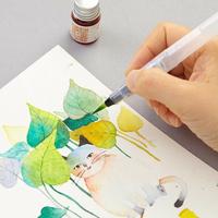 Rechargeable Aquarelle Brosse pour Peinture Fournitures D'art, 6 pièces/ensemble Aquarelle Pinceau Stylo