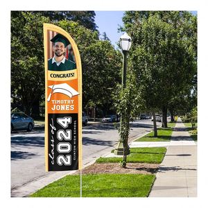 Custom Double Sided Feather Flag Sign Yard Congratulations <strong>Graduation</strong> 2025 Personalized Outdoor Event Flag <strong>Graduation</strong> <strong>Gift</strong> - Product Image 1