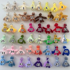 Mancuernillas con forma de helado de 3 cm, hechas a mano, <span class=keywords><strong>originales</strong></span>, coloridas, deportivas, <span class=keywords><strong>para</strong></span> las cuatro estaciones, con borla de hilo, colgante <span class=keywords><strong>para</strong></span> bolso, decoración colgante - Product Image 2
