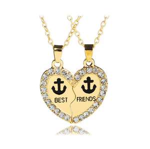 Индивидуальное ожерелье с подвеской дружба лучший друг навсегда Очаровательное ожерелье подарок BFF ювелирные изделия - Product Image 2