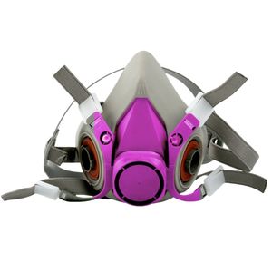 पेशेवर चीन निर्माता थोक औद्योगिक धूल फिल्टर सिलिकॉन श्वसन आधा चेहरा गैस मास्क वेल्डिंग - Product Image 3
