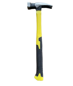 مطرقة مخلبية عالية القوة بمقبض أصفر وأسود غير قابل للانزلاق، أداة يدوية موثوقة للبناء والاستخدام المنزلي - Product Image 1