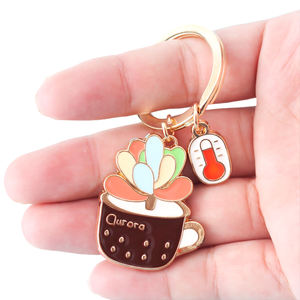 Porte-clés personnalisés en alliage de zinc gravé avec des animaux, cadeaux promotionnels pour fêtes, haute qualité - Product Image 5