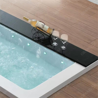 Cascade Surf SPA Baignoire Villa Intérieur Air Jet Whirlpool Baignoire De Massage Avec Siège