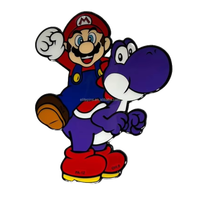Pins de Esmalte Suave de Mario y Yoshi - Para Fanáticos, una Forma Excelente de Mostrar el Amor por los Personajes de Videojuegos Adorables